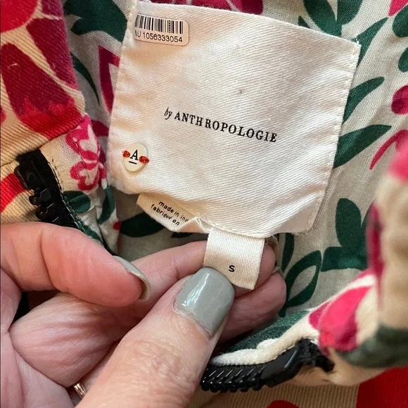 Anthropologie Floral Patterned Quilt Jacket - Picture 3 of 5